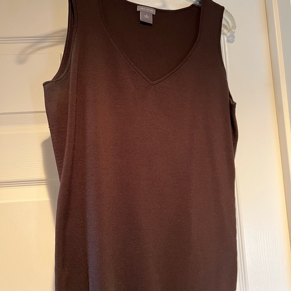 Ann Taylor brown sweater set size M - Picture 2 of 4